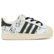 Малышам adidas Superstar Pokémon Pikachu White (TD)
