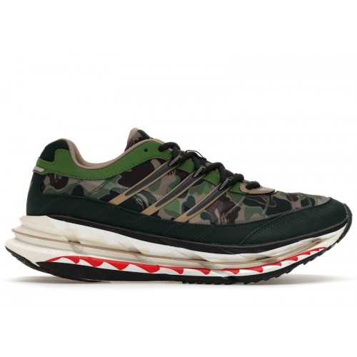 adidas Adistar HRMY BAPE Green Camo - мужская сетка размеров