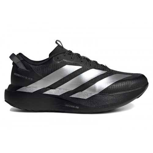 adidas Adizero Evo SL ATR Black Silver Metallic - мужская сетка размеров