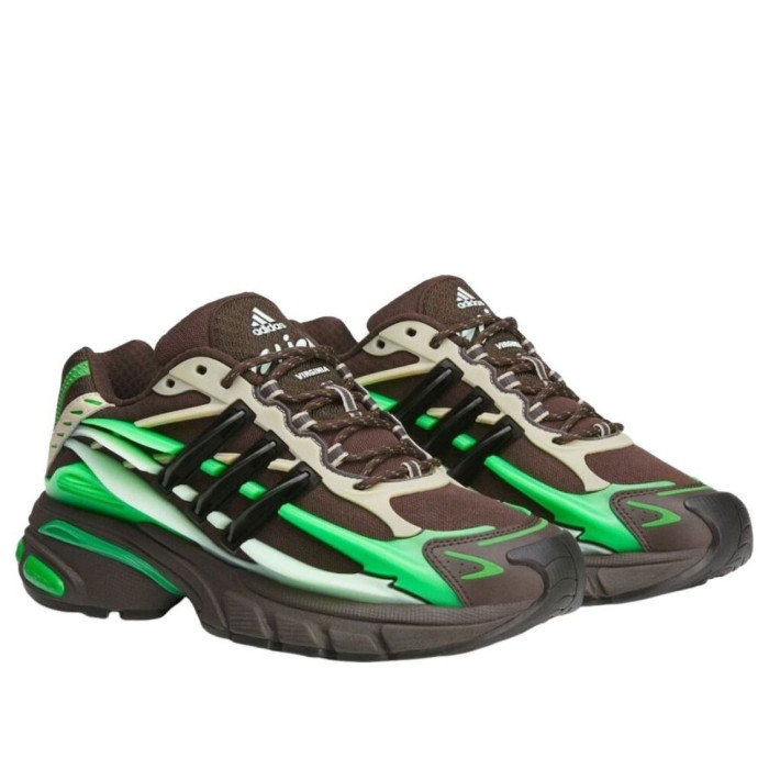 Pharrell x VIRGINIA x adidas Adistar Jellyfish Brown Green - мужская сетка размеров Pharrell x VIRGINIA x adidas Adistar Jellyfish Brown Green - мужская сетка размеров