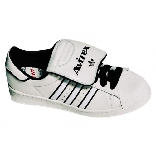 adidas Superstar Avirex White - мужская сетка размеров