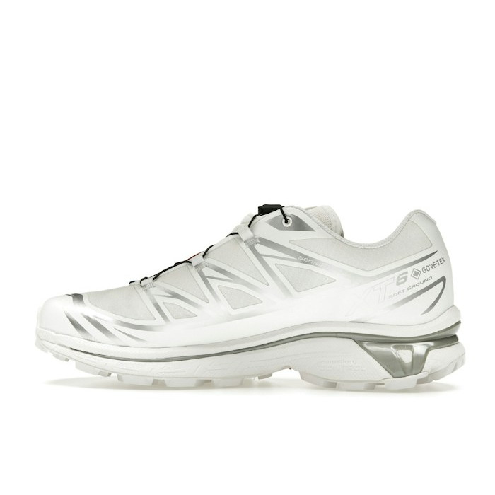 Salomon XT-6 GORE-TEX White Silver - мужская сетка размеров Salomon XT-6 GORE-TEX White Silver - мужская сетка размеров