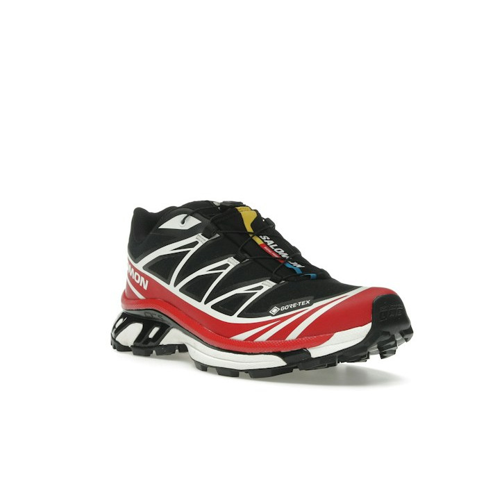 Salomon XT-6 GORE-TEX Black Flame Scarlet - мужская сетка размеров Salomon XT-6 GORE-TEX Black Flame Scarlet - мужская сетка размеров