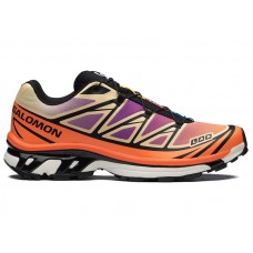 Salomon XT-6 Black Almond Dragon Fire