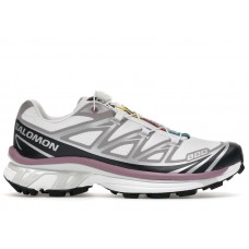 Salomon XT-6 White Black Dusky Orchid