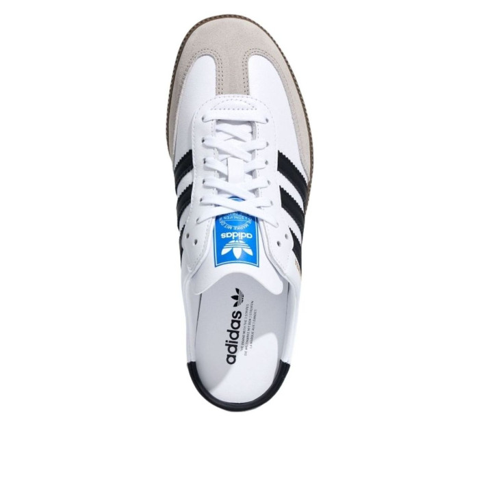 adidas Samba Mule White Black Gum (W) - женская сетка размеров adidas Samba Mule White Black Gum (W) - женская сетка размеров