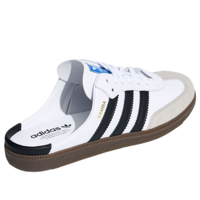 adidas Samba Mule White Black Gum (W) - женская сетка размеров adidas Samba Mule White Black Gum (W) - женская сетка размеров