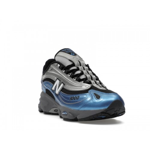 Кроссы New Balance 1000 Metallic Blue - мужская сетка размеров