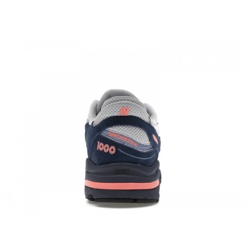 Кроссы New Balance 1000 Nautical Coral - мужская сетка размеров