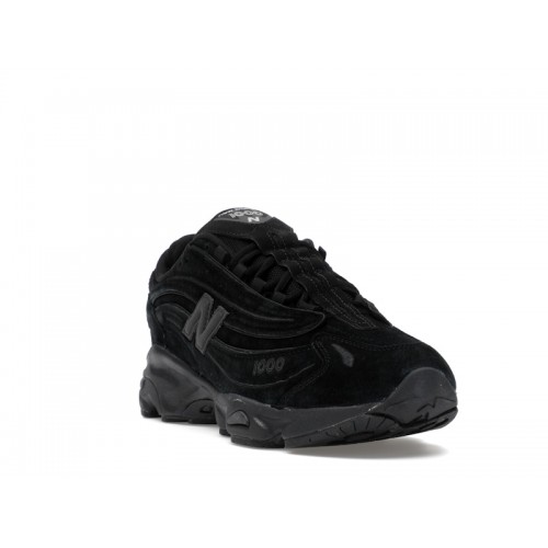 Кроссы New Balance 1000 Black Cat - мужская сетка размеров