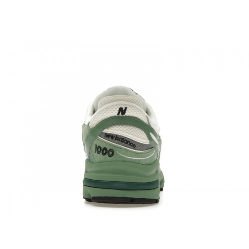 Кроссы New Balance 1000 Green Grey - мужская сетка размеров