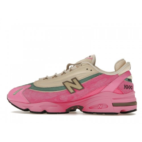 Кроссы New Balance 1000 Real Pink Sandstone - мужская сетка размеров