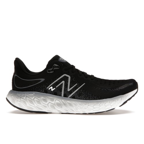 Кроссы New Balance Fresh Foam X 1080v12 Black Thunder White - мужская сетка размеров