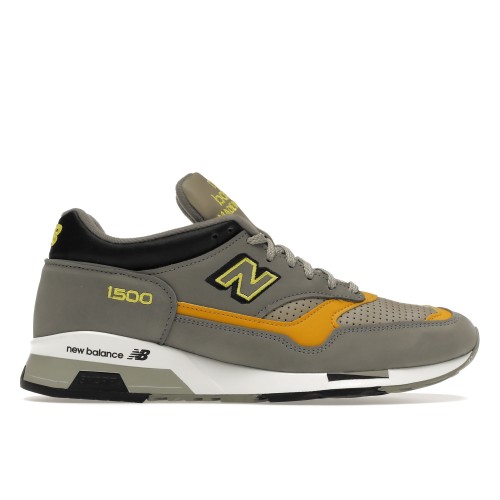 Кроссы New Balance 1500 Grey Yellow - мужская сетка размеров