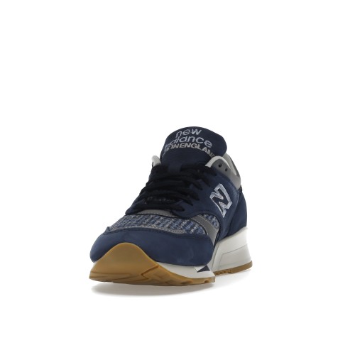 Кроссы New Balance 1500 MiUK Navy Grey Harris Tweed - мужская сетка размеров