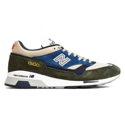 Кроссы New Balance 1500 Khaki Blue Green - мужская сетка размеров