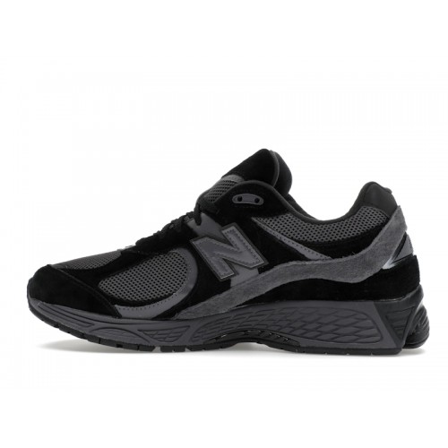 Кроссы New Balance 2002R Black Dark Grey - мужская сетка размеров