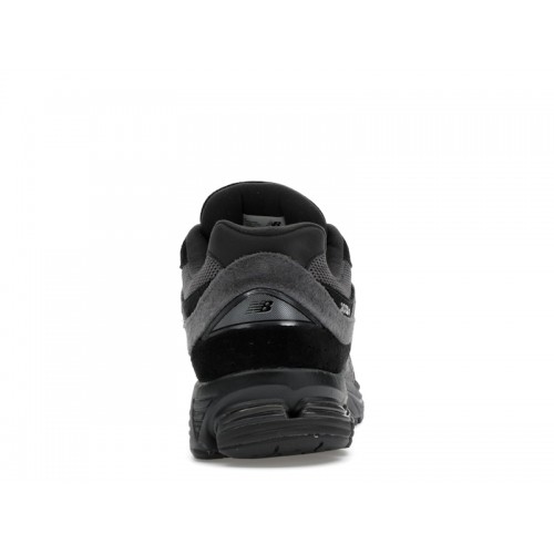Кроссы New Balance 2002R Black Dark Grey - мужская сетка размеров