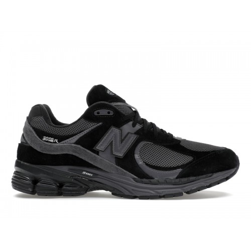 Кроссы New Balance 2002R Black Dark Grey - мужская сетка размеров