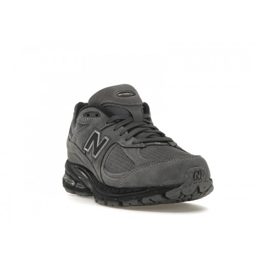 Кроссы New Balance 2002R Castlerock Black - мужская сетка размеров