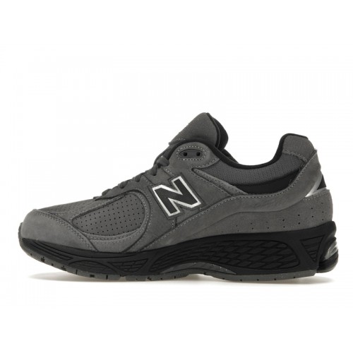 Кроссы New Balance 2002R Castlerock Black - мужская сетка размеров