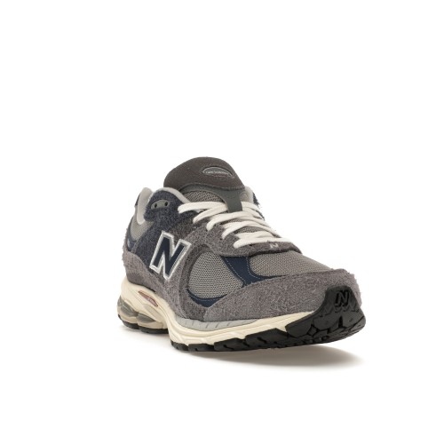 Кроссы New Balance 2002R Navy Castlerock - мужская сетка размеров