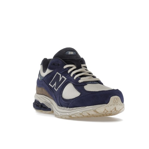 Кроссы New Balance 2002R Light Cream Purple - мужская сетка размеров