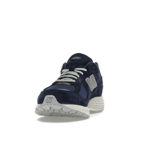 Кроссы New Balance 2002R Navy Grey - мужская сетка размеров
