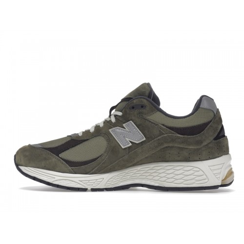 Кроссы New Balance 2002R Olive Brown - мужская сетка размеров