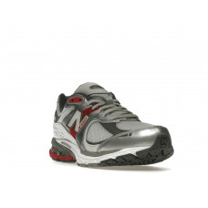 Кроссовки New Balance 2002R Silver Metallic Team Red
