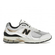 Кроссовки New Balance 2002R White Black Gold Metallic