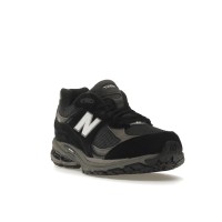New Balance 2002R Black Dark Grey White
