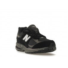 New Balance 2002R Black Dark Grey White