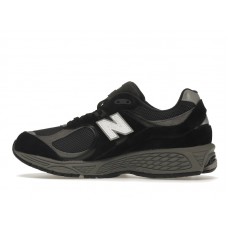New Balance 2002R Black Dark Grey White