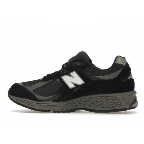 Кроссы New Balance 2002R Black Dark Grey White - мужская сетка размеров