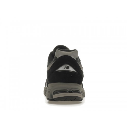 Кроссы New Balance 2002R Black Dark Grey White - мужская сетка размеров
