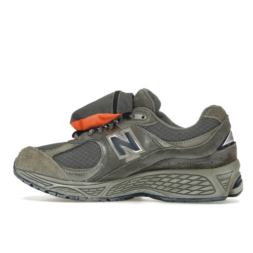 Кроссы New Balance 2002R Grey Brown Pouch - мужская сетка размеров