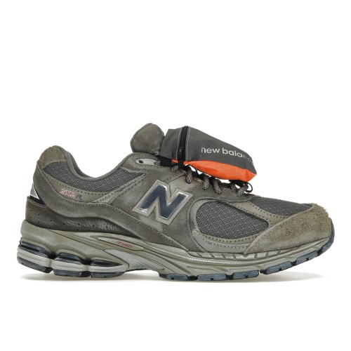 Кроссы New Balance 2002R Grey Brown Pouch - мужская сетка размеров
