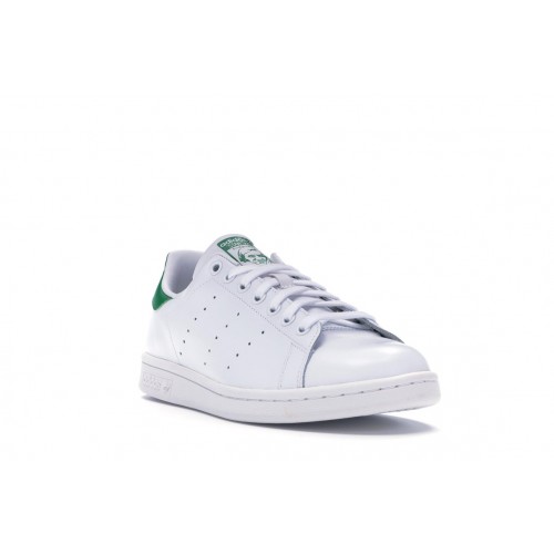 Кроссы adidas Stan Smith White Green (OG) - мужская сетка размеров