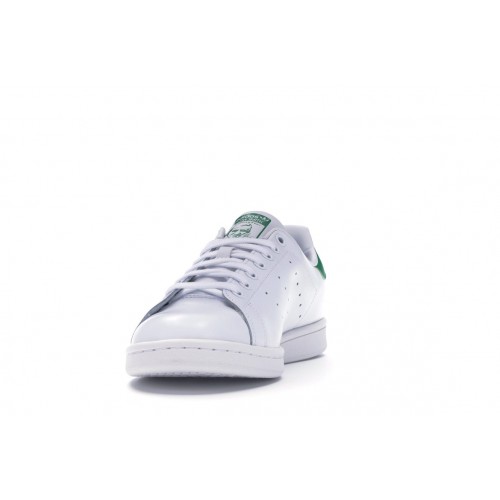 Кроссы adidas Stan Smith White Green (OG) - мужская сетка размеров