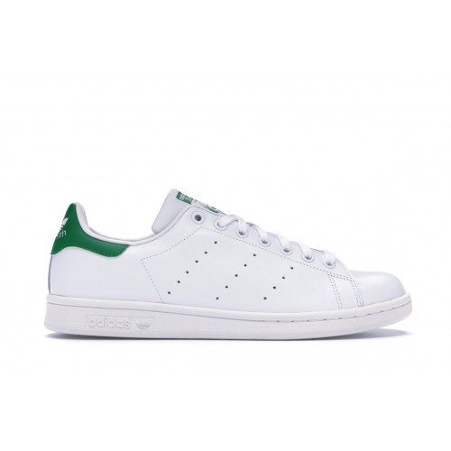 Кроссы adidas Stan Smith White Green (OG) - мужская сетка размеров