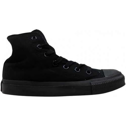 Кеды Converse Chuck Taylor All-Star Hi Black Monochrome - мужская сетка размеров