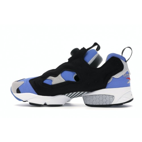 Кроссы Reebok Instapump Fury Blue Grey (2019) - мужская сетка размеров