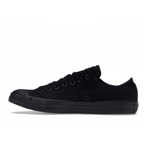 Кроссы Converse Chuck Taylor All Star Ox Black Monochrome - мужская сетка размеров