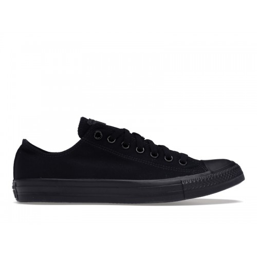 Кроссы Converse Chuck Taylor All Star Ox Black Monochrome - мужская сетка размеров