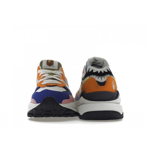 Кроссы New Balance 57/40 BAPE Multi - мужская сетка размеров