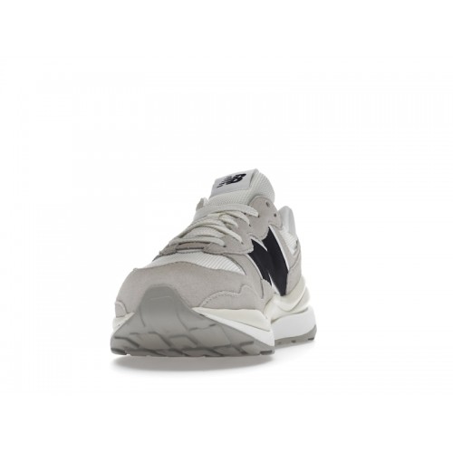 Кроссы New Balance 57/40 Sea Salt White Black - мужская сетка размеров