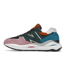 Кроссовки New Balance 57/40 Pink Lemonade Green Black Orange