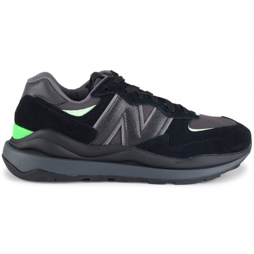 Кроссы New Balance 57/40 Wonderland Pack Black Green Glow - мужская сетка размеров