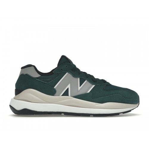 Кроссы New Balance 57/40 Green Rain Cloud - мужская сетка размеров